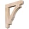 Ekena Millwork Balboa Arts & Crafts Smooth Bracket, Douglas Fir, 5 1/2"W x 36"D x 40"H BKT06X36X40BOA03SDF - alternate 1